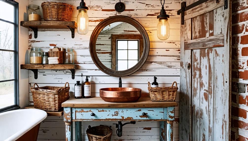 charming natural bathroom style