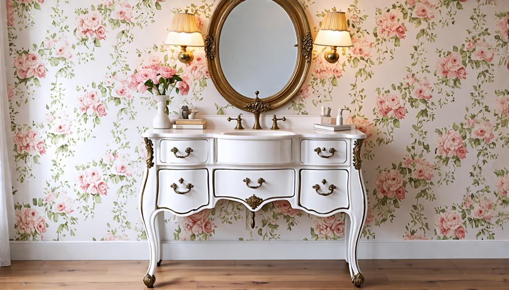 chic retro vanity renovation