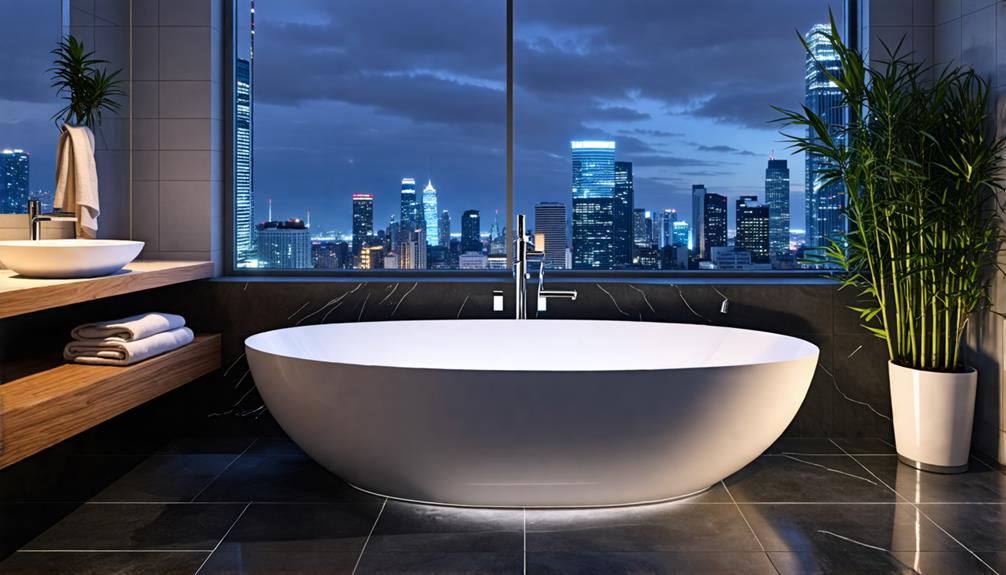 contemporary bathing experience enhancement