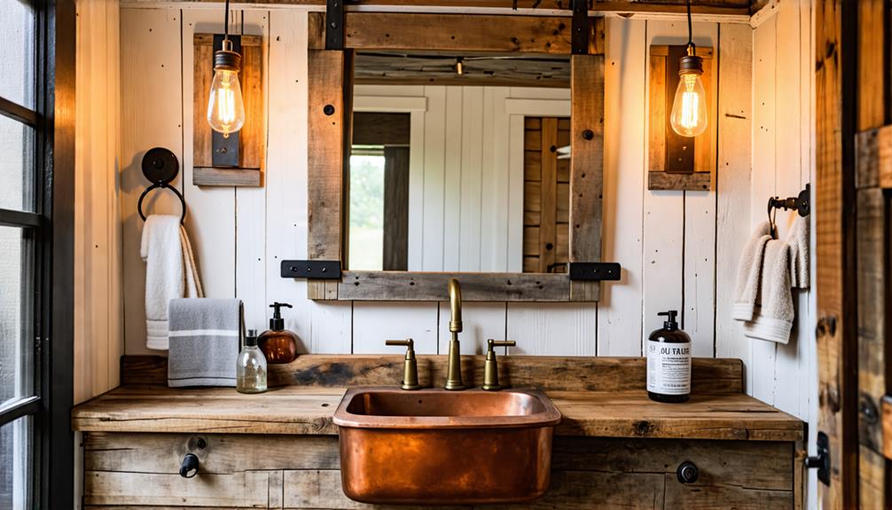 cozy rustic lighting design