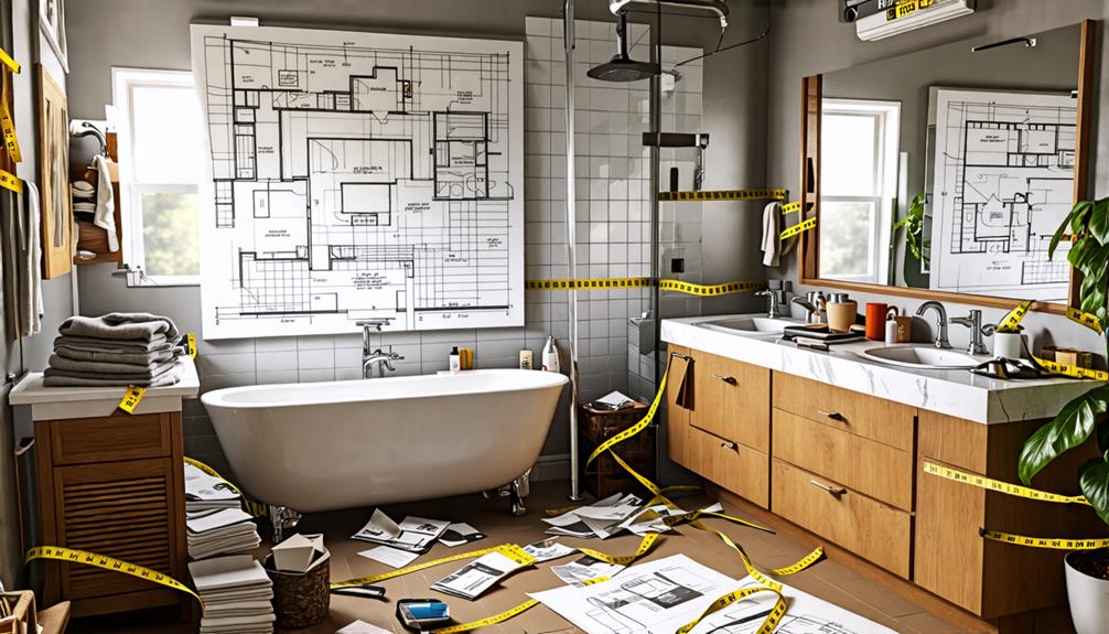 evaluating bathroom design layout