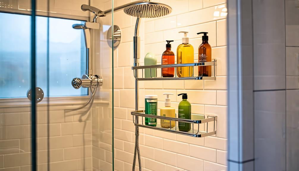 innovative shower storage solutions