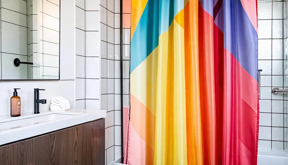 replace bathroom shower curtain