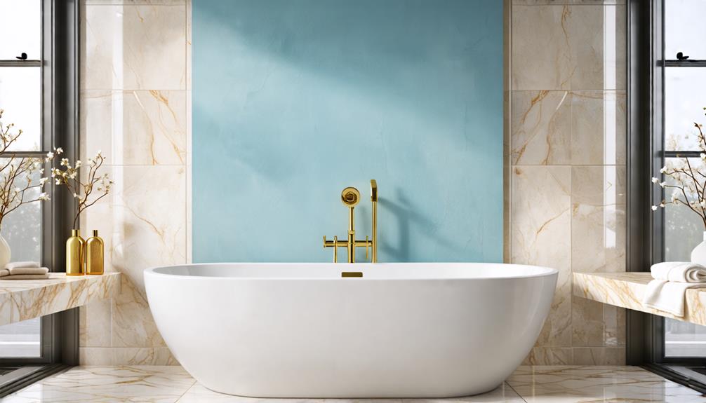 trendy bathroom color palettes