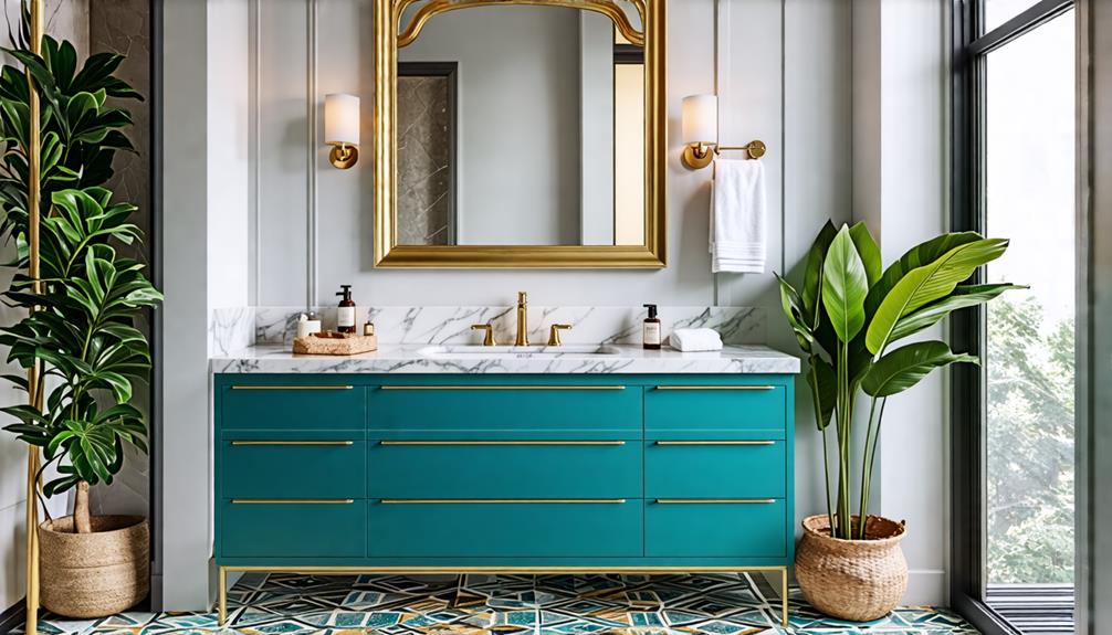 vibrant decorative bathroom fixtures